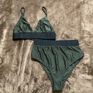 Olive Green 2pc Swimsuit